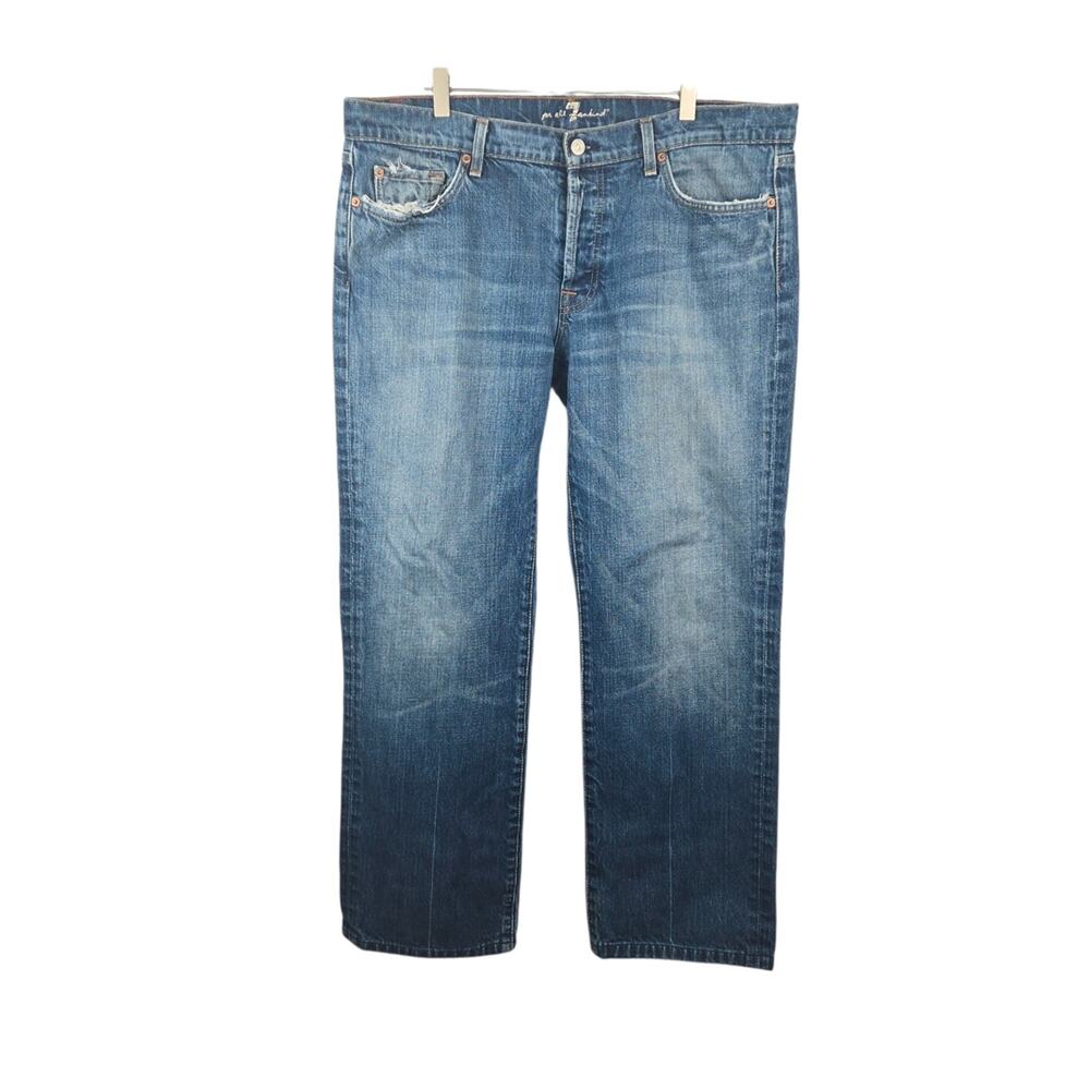 7 For All Mankind 7FAM Men's Relaxed Denim Jeans Size 38